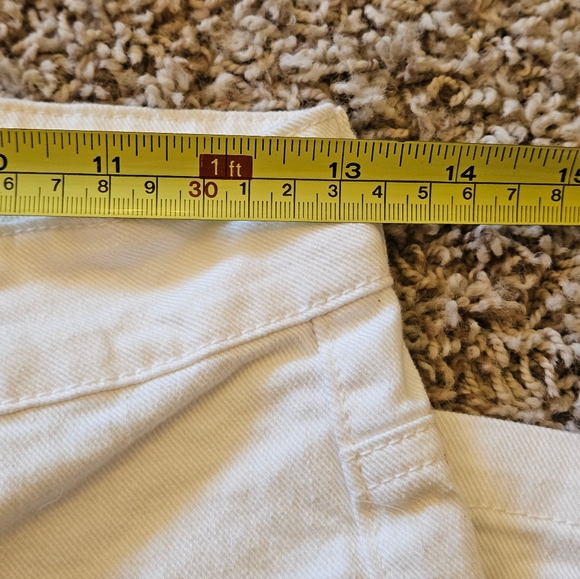 Don't Cry Milan Italian White Art Jeans TG 26 Mod Clivia Low Rise Size 26 Skinny - Picture 9 of 11